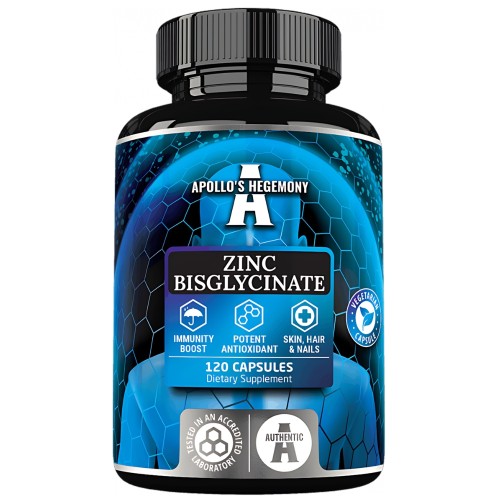 Apollo's Hegemony - Zinc Bisglycinate - 120 kapsułek