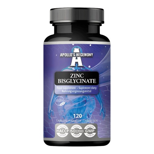 Apollo's Hegemony - Zinc Bisglycinate - 120 tabletek