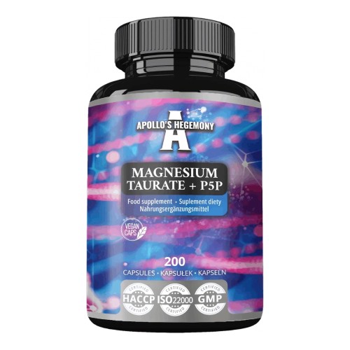 Apollo's Hegemony - Magnesium Taurate - 200 kapsułek