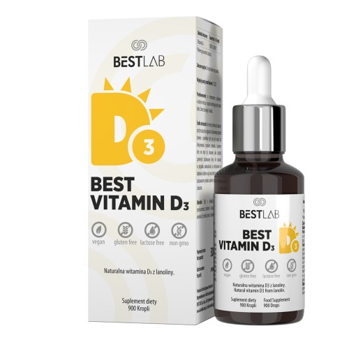 Best Lab - Best Vitamin D3 - 900 kropli