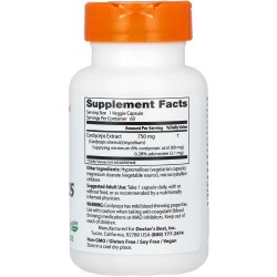 Doctor's Best - Ultra Cordyceps 750mg - 60 kapsułek