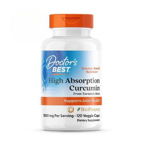 Doctor's Best - High Absorption Curcumin 500 mg - 120 kapsułek