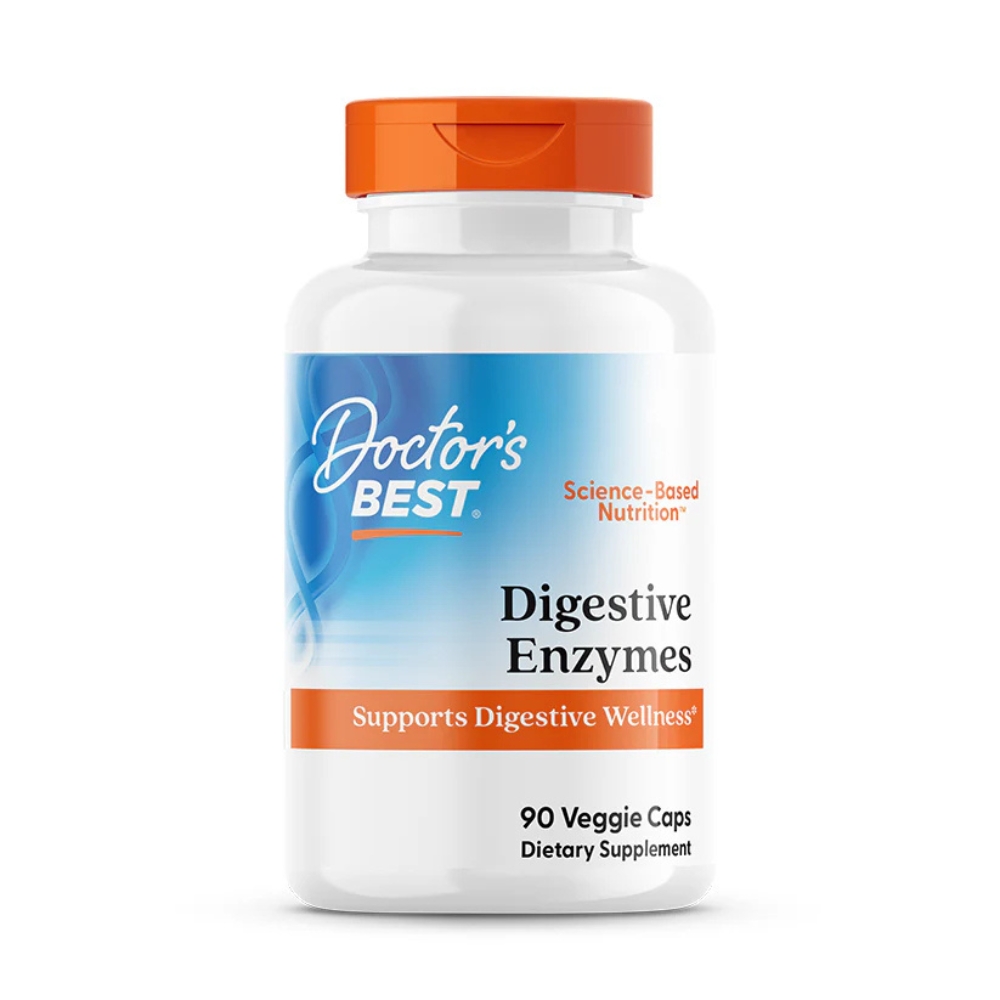 Doctor's Best - Digestive Enzymes - 90 kapsułek