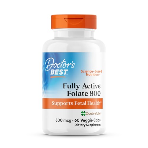 Doctor's Best - Fully Active Foliate 800 - 60 kapsułek