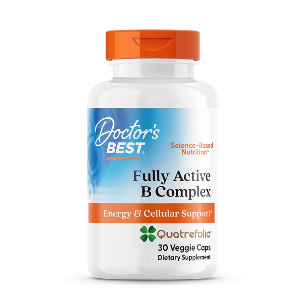 Doctor's Best - Fully Active B Complex - 30 kapsułek