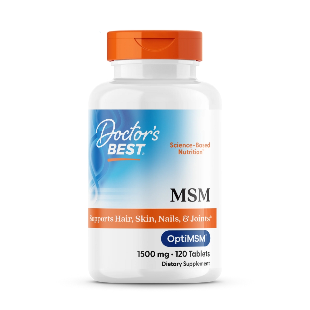 Doctor's Best - MSM 1500mg - 120 tabletek