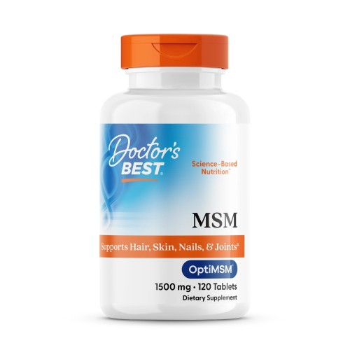 Doctor's Best - MSM 1500mg - 120 tabletek