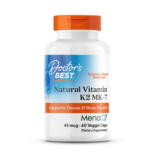 Doctor's Best - Natural Vitamin K2 MK7 with MenaQ7 45mcg - 60 kapsułek