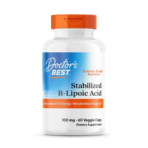Doctor's Best - Stabilized R-Lipoic Acid 100mg - 60 kapsułek