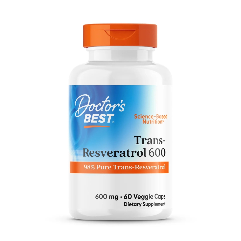 Doctor's Best - Trans-Resveratrol 600 mg - 60 kapsułek