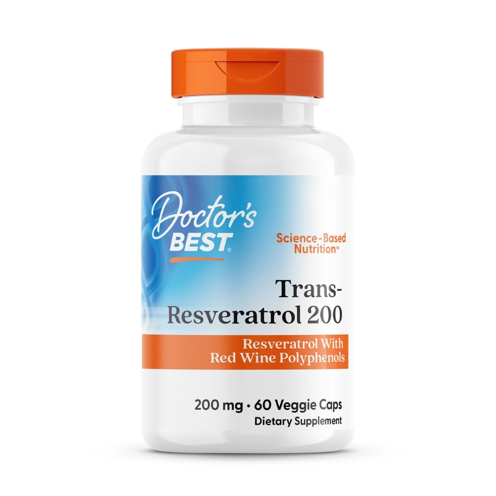 Doctor's Best - Trans-Resveratrol 200 mg - 60 kapsułek