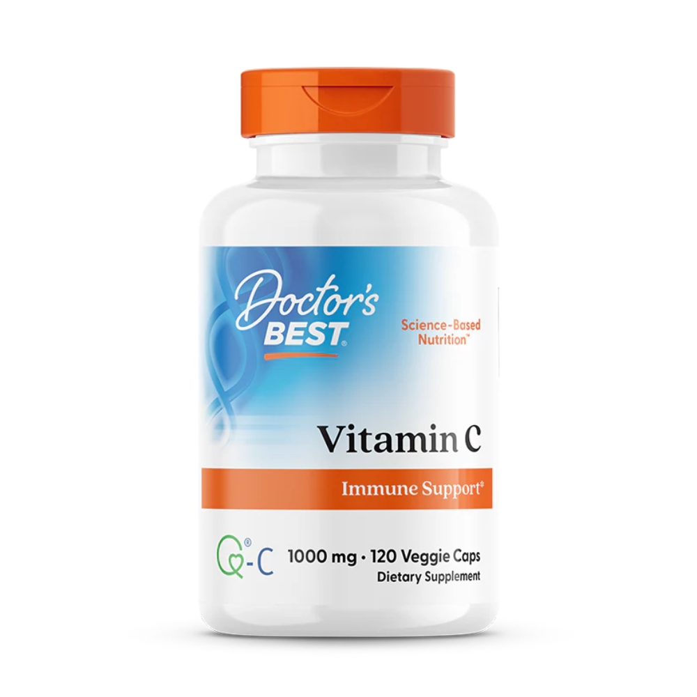 Doctor's Best - Vitamin C with Quali-C 1000 mg - 120 kapsułek 