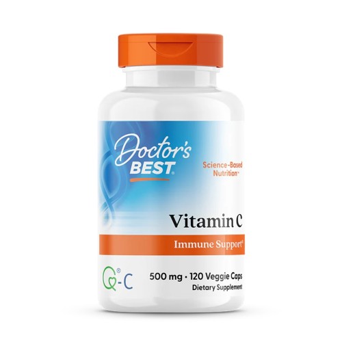Doctor's Best - Vitamin C with Quali-C 500 mg - 120 kapsułek 