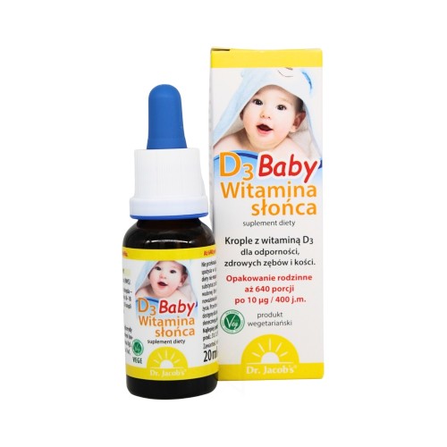 Dr. Jacob's - Witamina słońca D3 Baby - 20 ml