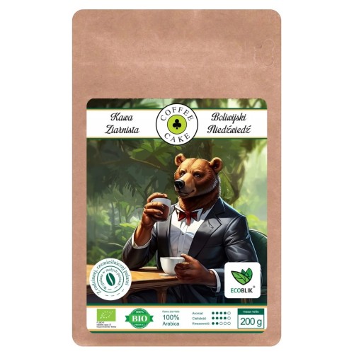EcoBlik - Kawa ziarnista ekologiczna BOLIWIJSKI NIEDŹWIEDŹ - 200g