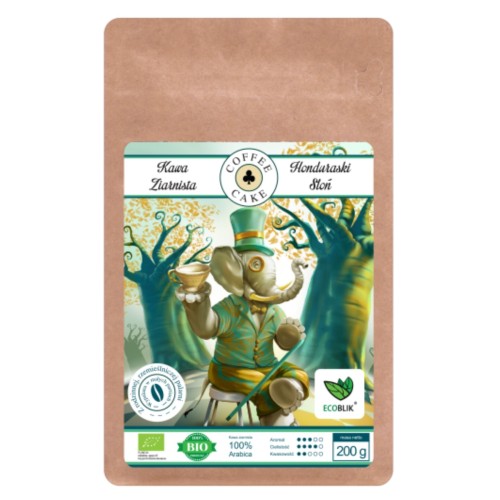 EcoBlik - Kawa ziarnista ekologiczna HONDURASKI SŁOŃ - 200g