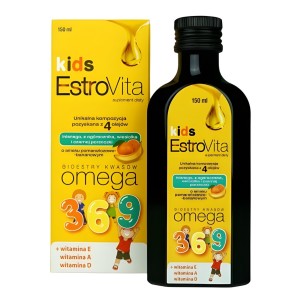EstroVita KIDS pomarańcza-banan - 150 ml
