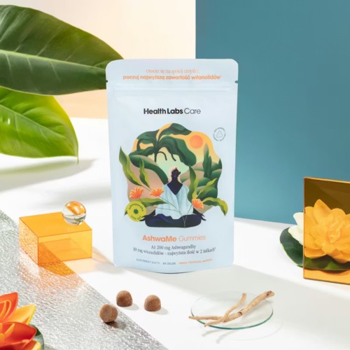  Health Labs Care - AshwaMe Gummies - 60 żelek