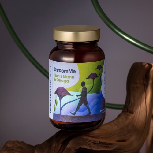 Health Labs Care - ShroomMe MEN Lion’s Mane & Chaga - 90 porcji