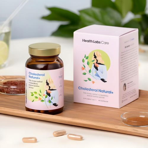 Health Labs Care - Cholesterol Natural+ - 60 kapsułek 