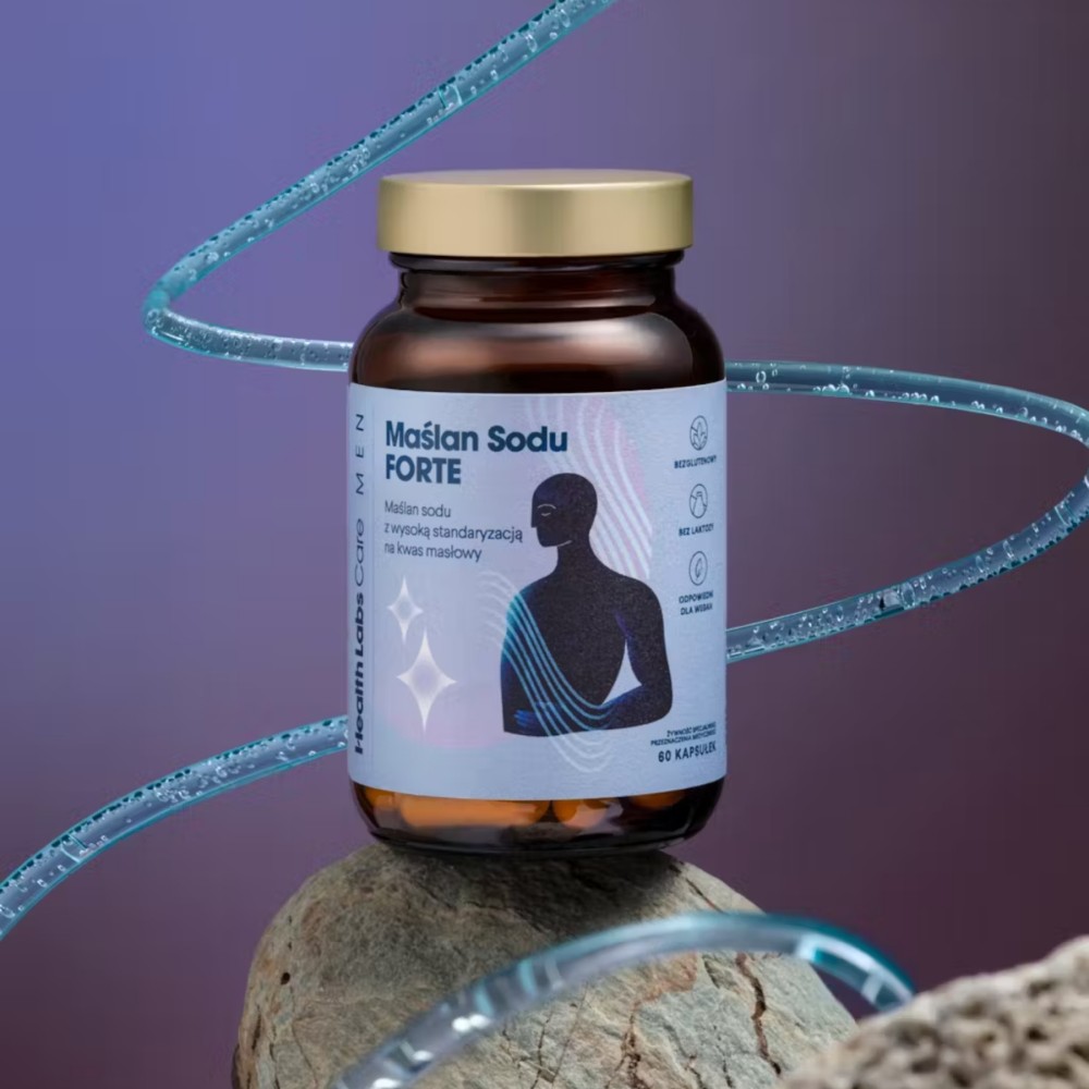 Health Labs Care - Maślan Sodu FORTE MEN - 60 kapsułek