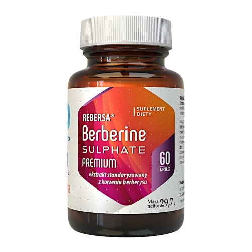 Hepatica - REBERSA Berberine Sulphate Premium - 60 kapsułek