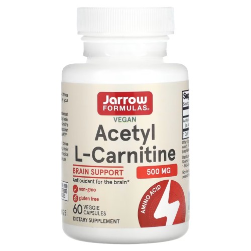 Jarrow - Acetyl L-Carnitine 500 mg - 60 kapsułek