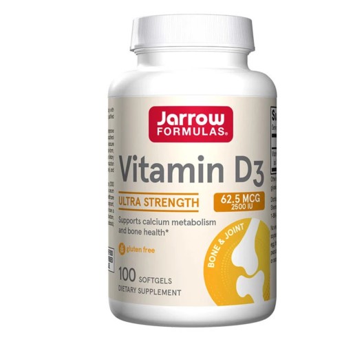 Jarrow - Vitamin D3 2500 IU - 100 kapsułek