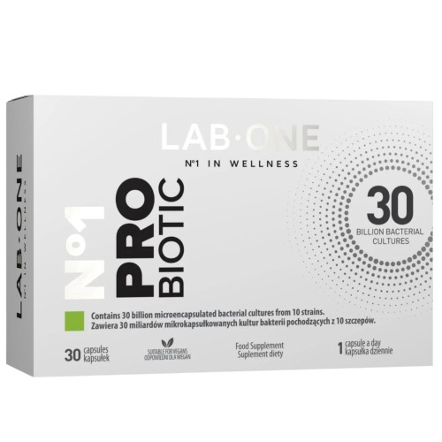 LAB ONE - N°1 Probiotic - 30 kapsułek