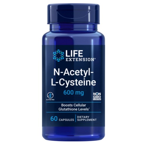 Life Extension - N-Acetylo-L-cysteina (NAC) 600 mg - 60 kapsułek
