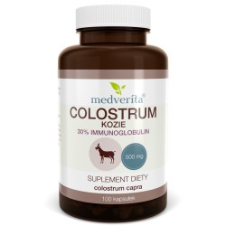 Medverita - Colostrum kozie 30% immunoglobulin - 50 kapsułek Medverita - Colostrum kozie 30% immunoglobulin - 50 kapsułek