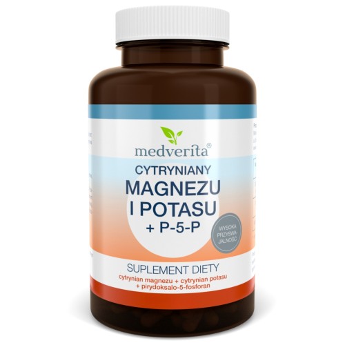 Medverita - Magnez + Potas + P-5-P - 50 kapsułek