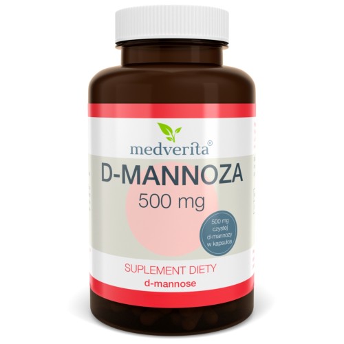 Medverita - D-mannoza 500mg - 50 kapsułek