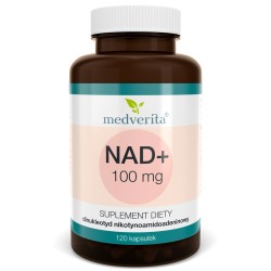Medverita - NAD+ 100 mg Dinukleotyd Nikotynoamidoadeninowy - 60 kapsułek Medverita - NAD+ 100 mg Dinukleotyd Nikotynoamidoadeninowy - 60 kapsułek