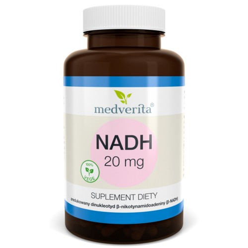 Medverita - NADH 20 mg - 60 kapsułek