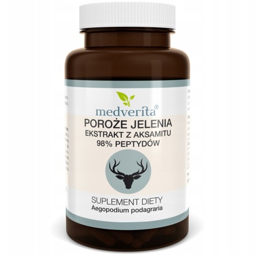 Medverita - Poroże jelenia 98% 300 mg - 90 kapsułek