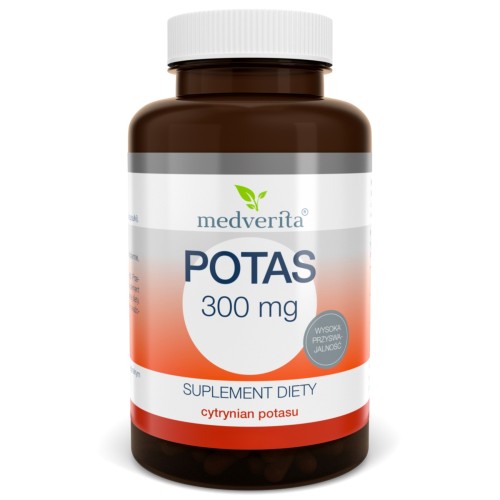 Medverita Potas 300 mg (Cytrynian Potasu) - 60 kapsułek