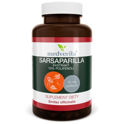 Medverita - Sarsaparilla ekstrakt 10% polifenoli - 60 kapsułek