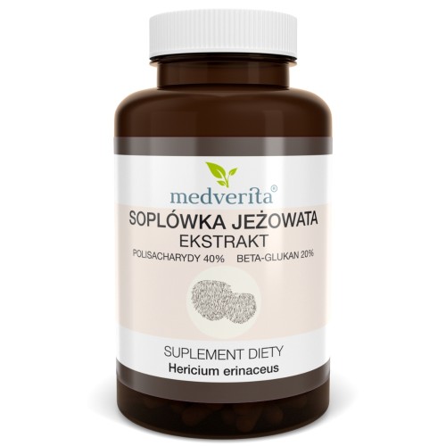 Medverita - Soplówka Jeżowata Ekstrakt 500 mg - 60 kapsułek