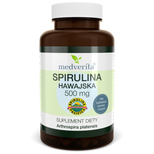 Medverita - Spirulina hawajska Pacifica 500 mg - 50 kapsułek