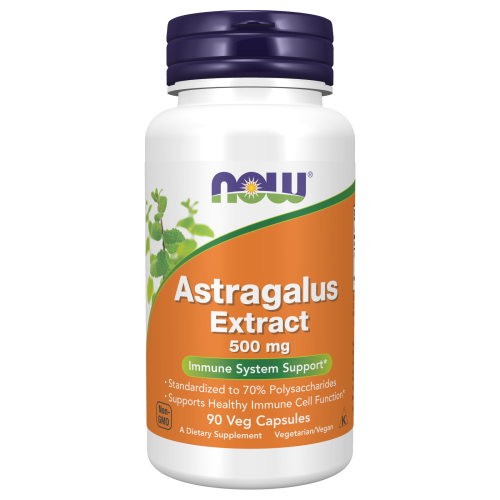 NOW - Astragalus Extract 500 mg - 90 kapsułek