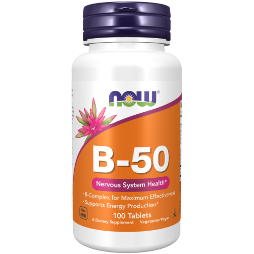 NOW - Vitamin B-50 - 100 tabletek