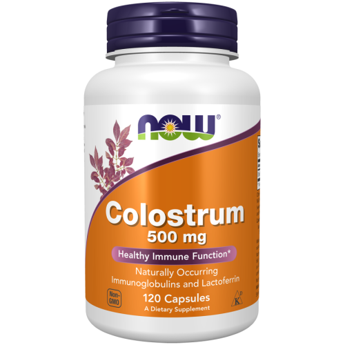 NOW - Colostrum 500 mg - 120 kapsułek