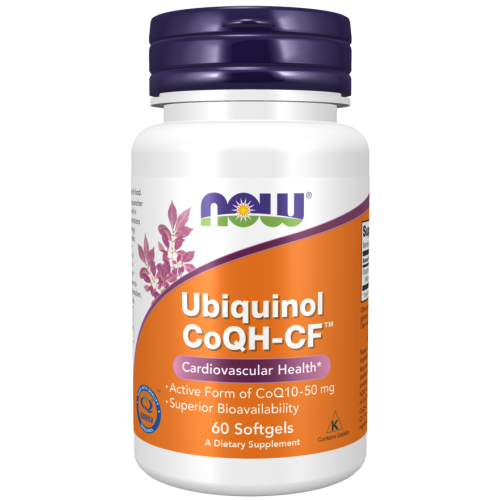 NOW - Ubiquinol CoQH-CF - 60 kapsułek