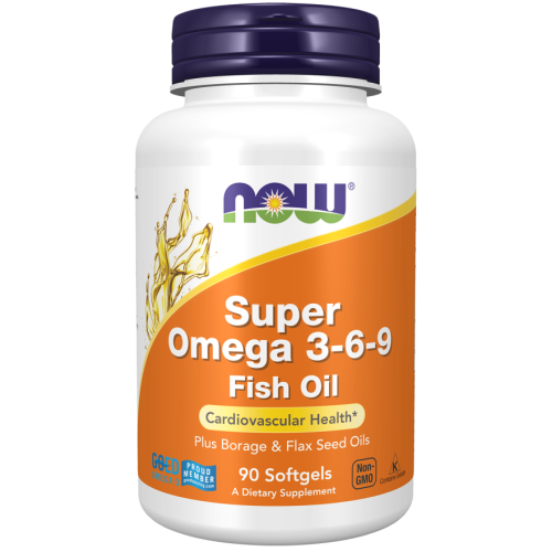 NOW - Super Omega 3-6-9 1200 mg - 90 kapsułek