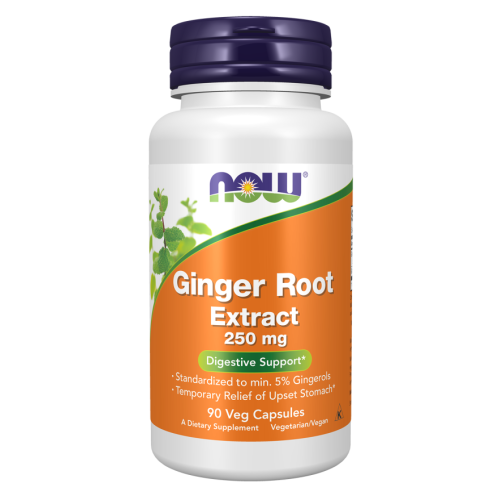 NOW - Ginger Root Extract - 90 kapsułek