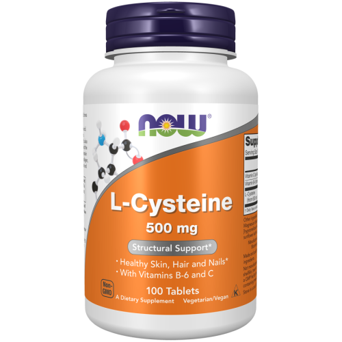 NOW - L-Cysteine 500 mg - 100 tabletek