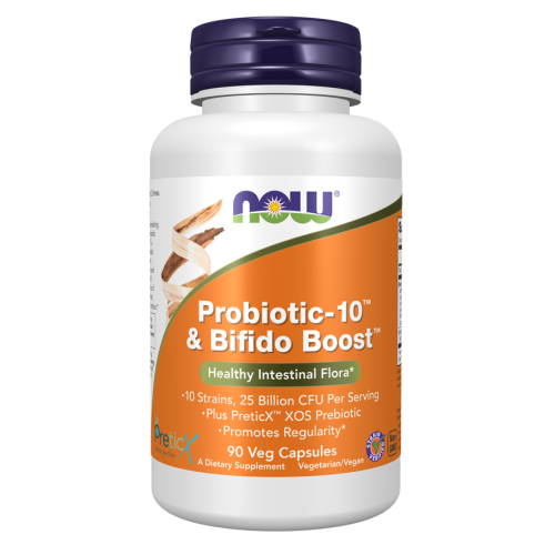 NOW - Probiotic-10 & Bifido Boost - 90 kapsułek