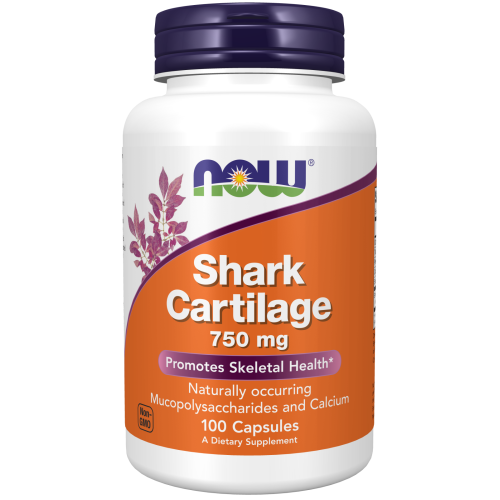NOW - Shark Cartilage 750 mg - 100 kapsułek