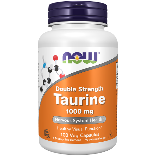 NOW - Taurine 1000 mg - 100 kapsułek